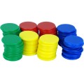 Colour Counting Chips, Set of 100