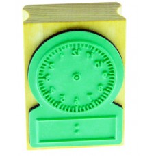 Wooden Clock Stamp
