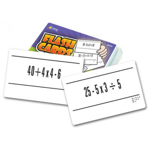 Order of Ops Flash Cards